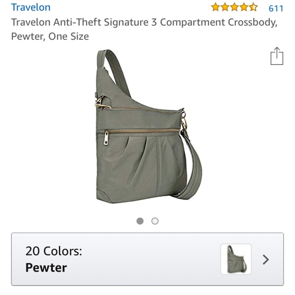 Travelon Anti Theft Crossbody Purse